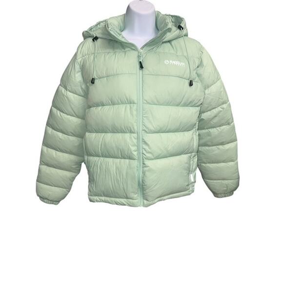 Magellan Outdoors Jackets & Blazers - Magellan Outdoors Womens XL Lost Pine Crop Puffer Jacket Jade Green Classic Coat